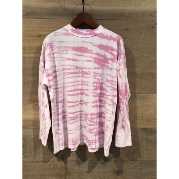 NWOT WE THE FREE Be Free Tie Dye Oversize Long Sleeve T-Shirt Size S - Picture 5 of 8